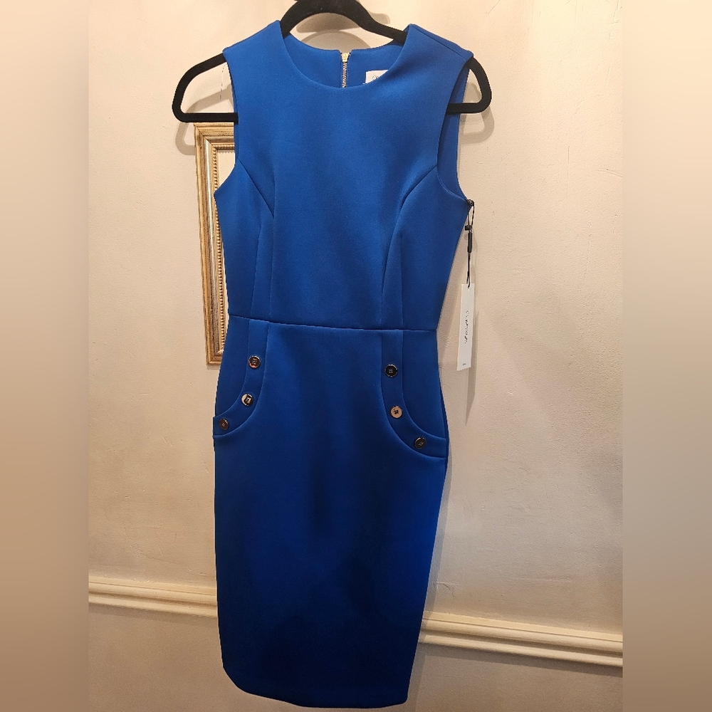Royal blue dress
